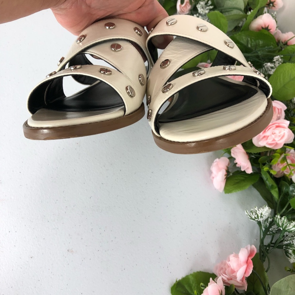 Rebecca Minkoff white slip on sandals size 8.5M - Picture 3 of 8